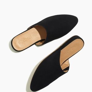 Madewell Kasey Mule in Black Suese